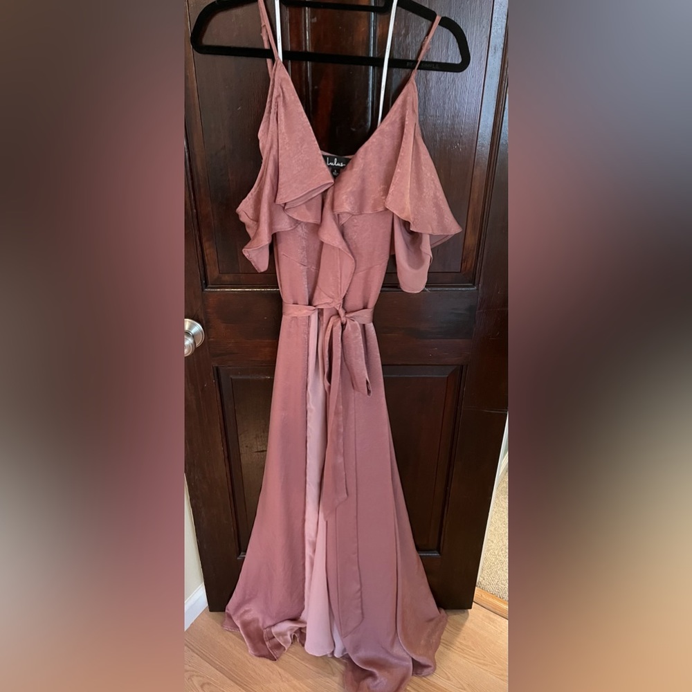 Pink Wrap Dress